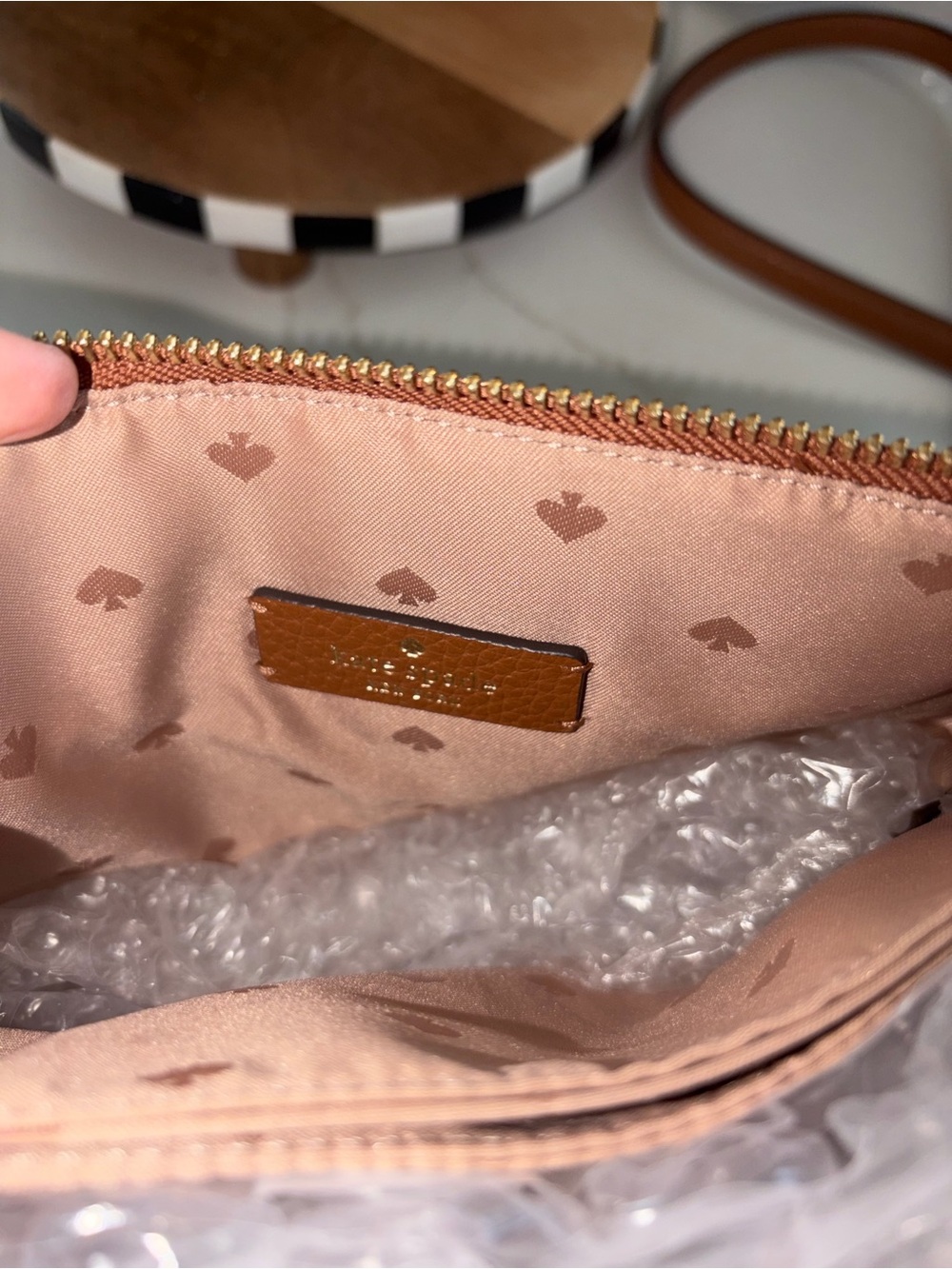 Kate Spade New York Mulberry Street Madelyne Crossbody Bag purse Warm Ginger - Picture 10 of 12